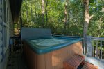 Main Level Deck with Hot Tub